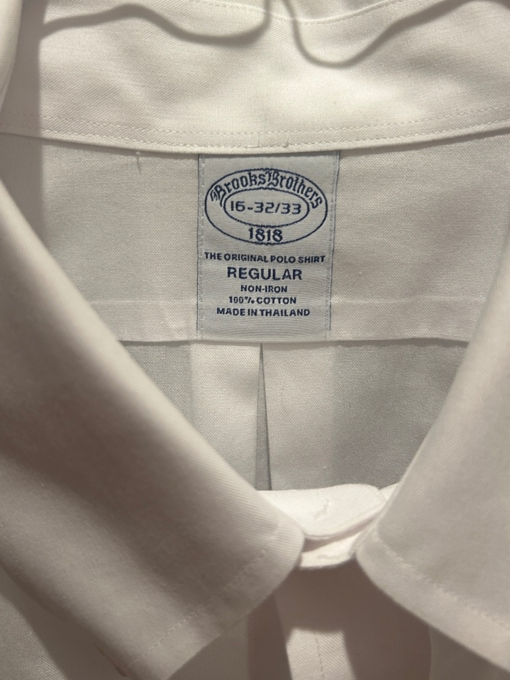 Men’s White Brooks Brothers Dress Shirt